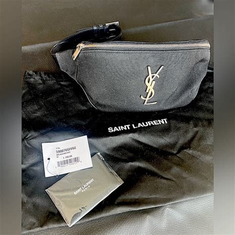 ysl white belt bag|ysl bum bag women's.